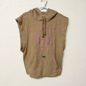 Adidas Women’s RYV Hoodie Pullover Sleeveless Brown Size M
